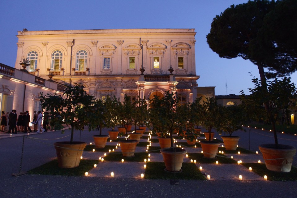 The 17th century Villa is one of Rome’s most exclusive venues