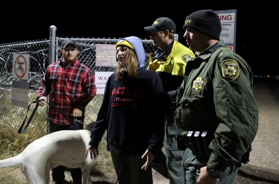  A woman was detained by law enforcement after crossing into Area 51