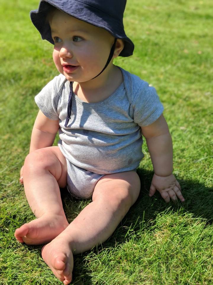  Katie has credited her little boy Oscar as the 'most perfect distraction'