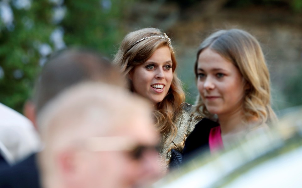 Princess Beatrice was the first A-List guest to arrive at Misha Nonoo’s lavish Italian wedding