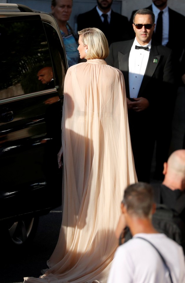 President Trump’s daughter’s dress featured a matching cape