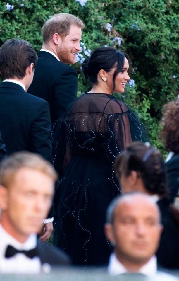 Meghan and Harry are currently in Rome for the wedding of fashion designer Misha Nonoo