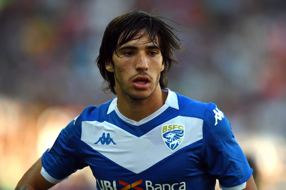  Sandro Tonali is following in the footsteps of Italy legend Andrea Pirlo