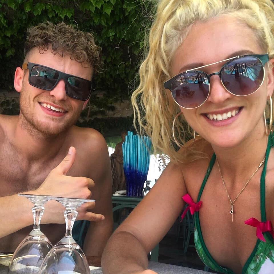  Sami Ryder, 26, who works in marketing, is due to get married to Dean Turgeon with a Thomas Cook package in Santorini in September