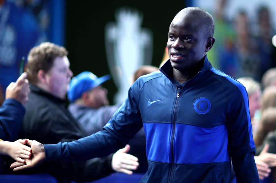  N'Golo Kante plays his first Chelsea match in more than a month