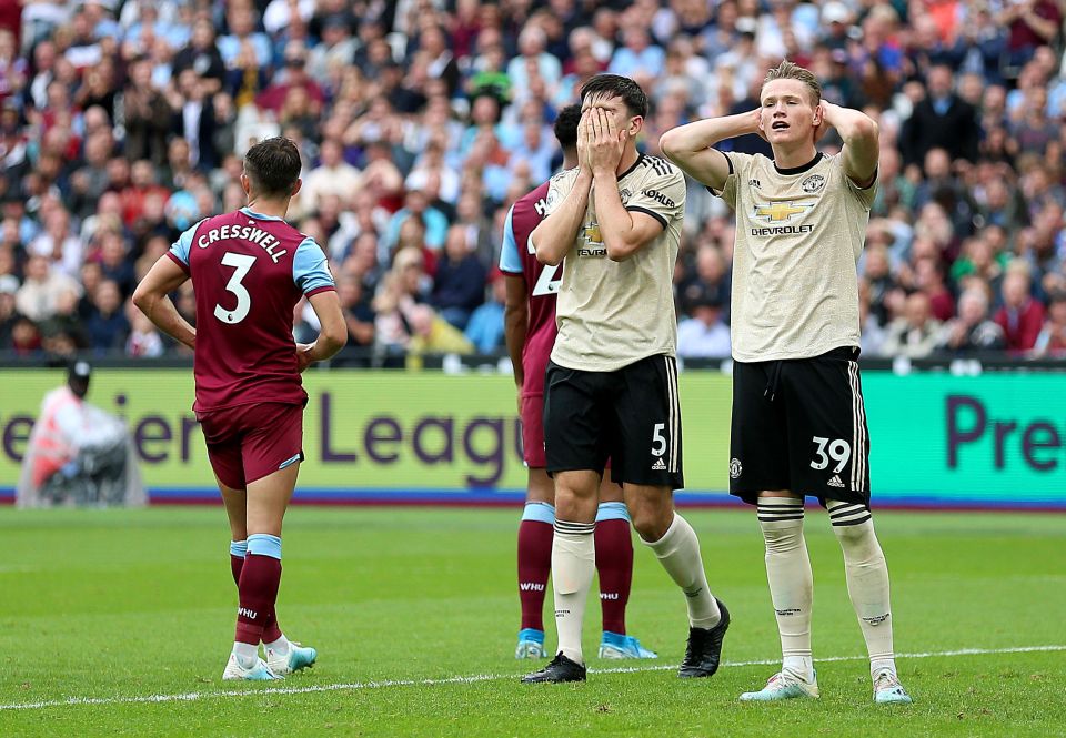 Manchester United continued their shocking away form as they slipped to a 2-0 defeat at West Ham