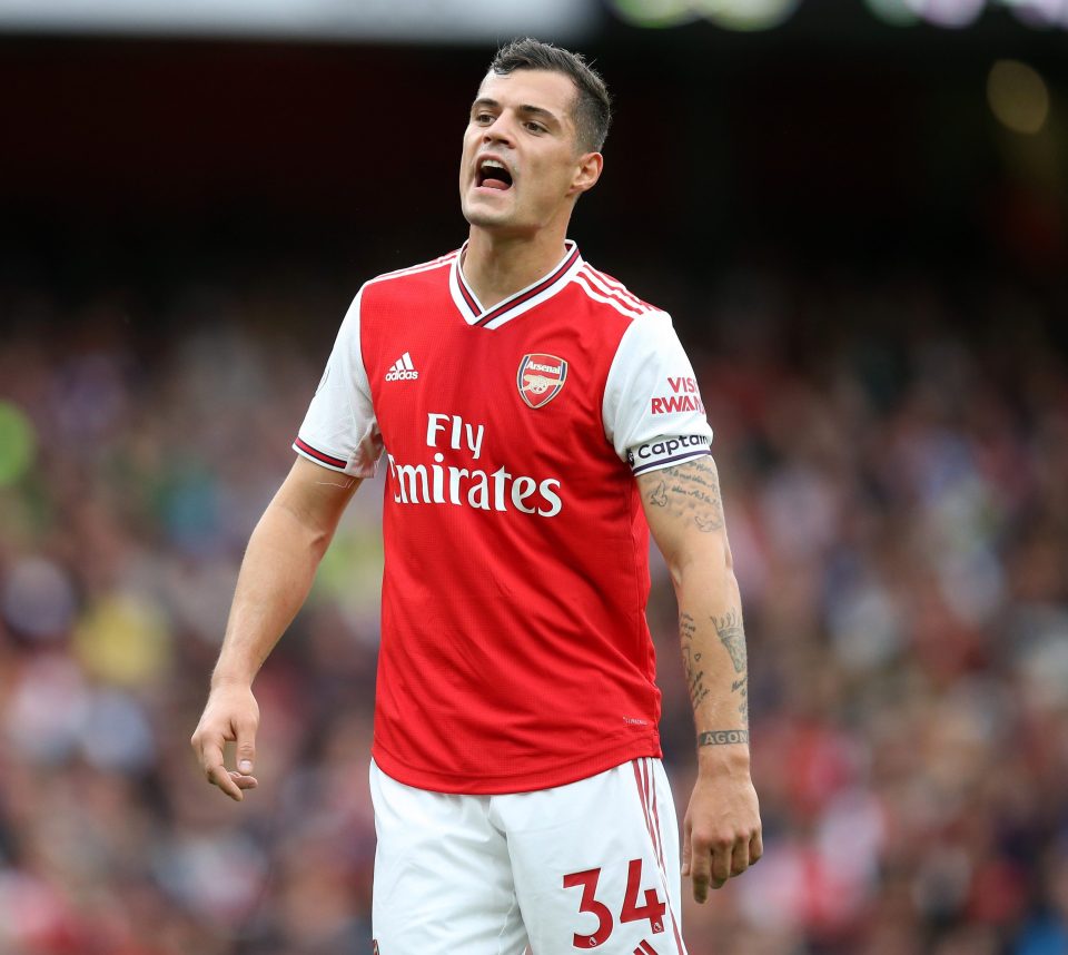  Granit Xhaka topped the poll to be named as the new Arsenal captain