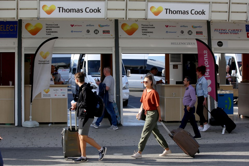 The items have gone on sale after Thomas Cook collapsed last night