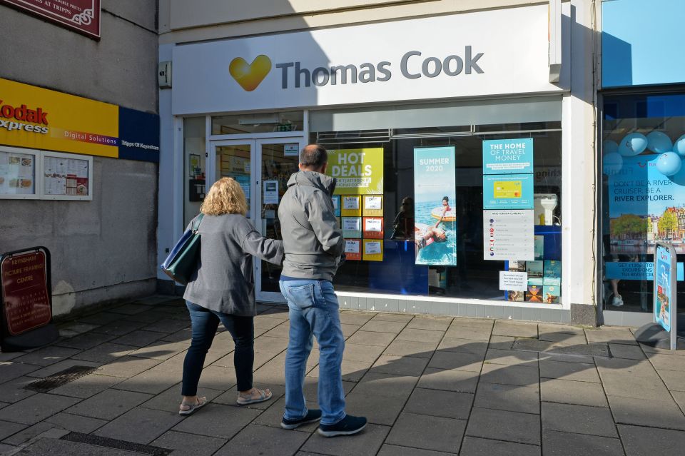  Some Thomas Cook staff are still going to work to help passengers