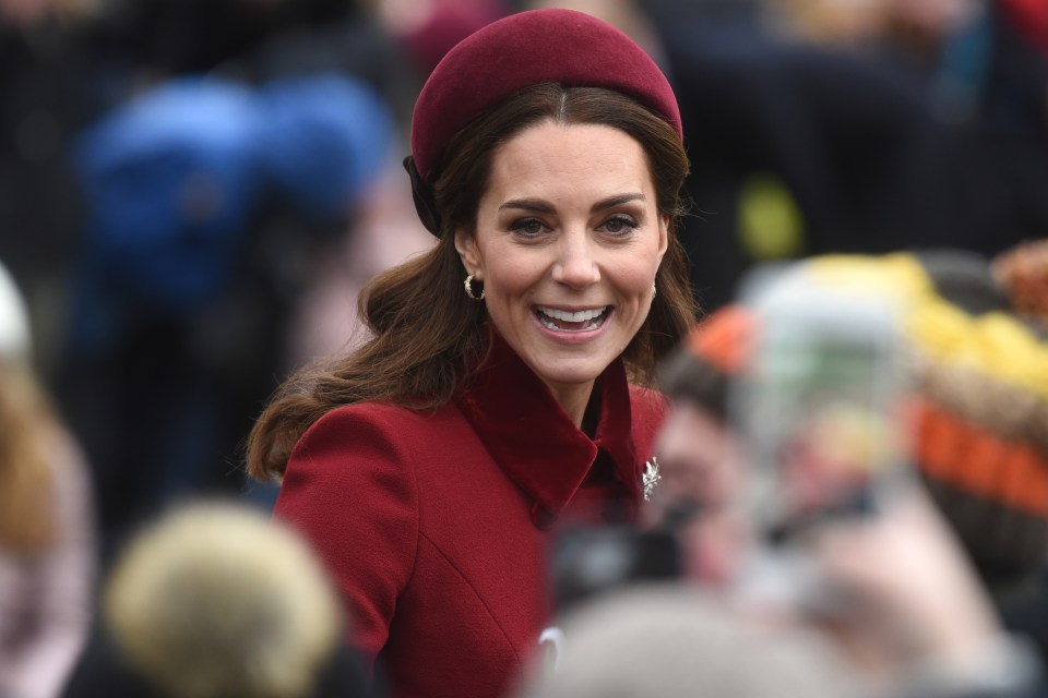 Kate Middleton at Sandringham Church on Christmas Day