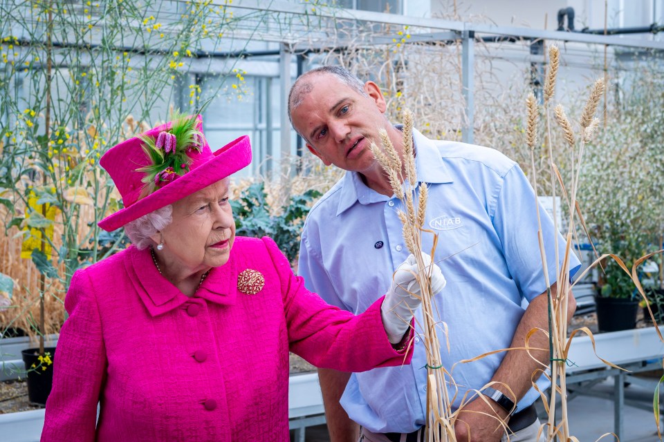 The Queen visiting NIAB