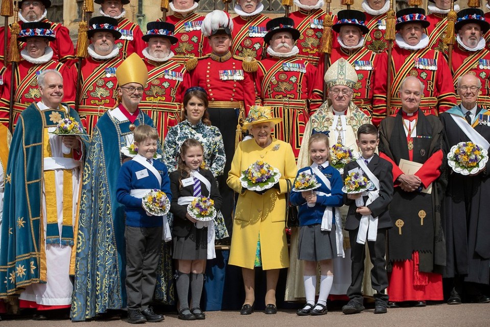 The Queen at Royal Maundy Service