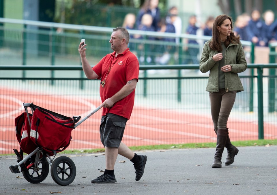 The Duchess of Cambridge visits the Sayers Croft Forest School