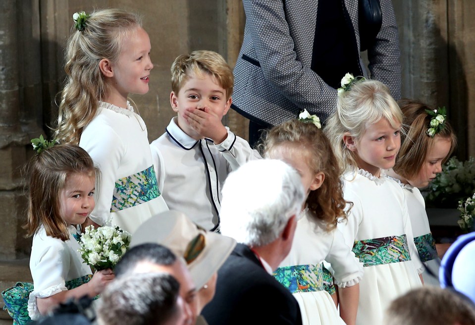 Cheeky Prince George looks adorable