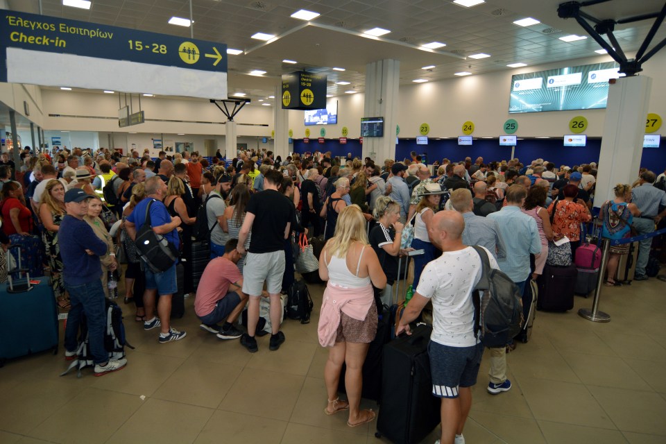 Holidaymakers in Greece are waiting to be repatriated back to the UK after Thomas Cook collapsed