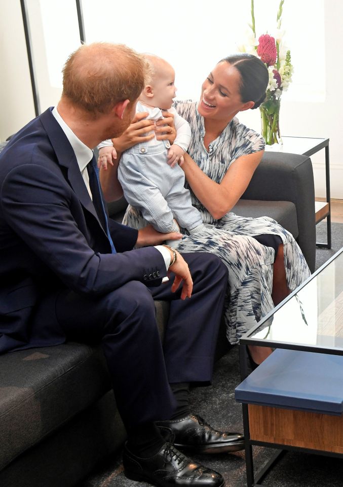  Fans couldn't contain their excitement at seeing the adorable four-month-old tot