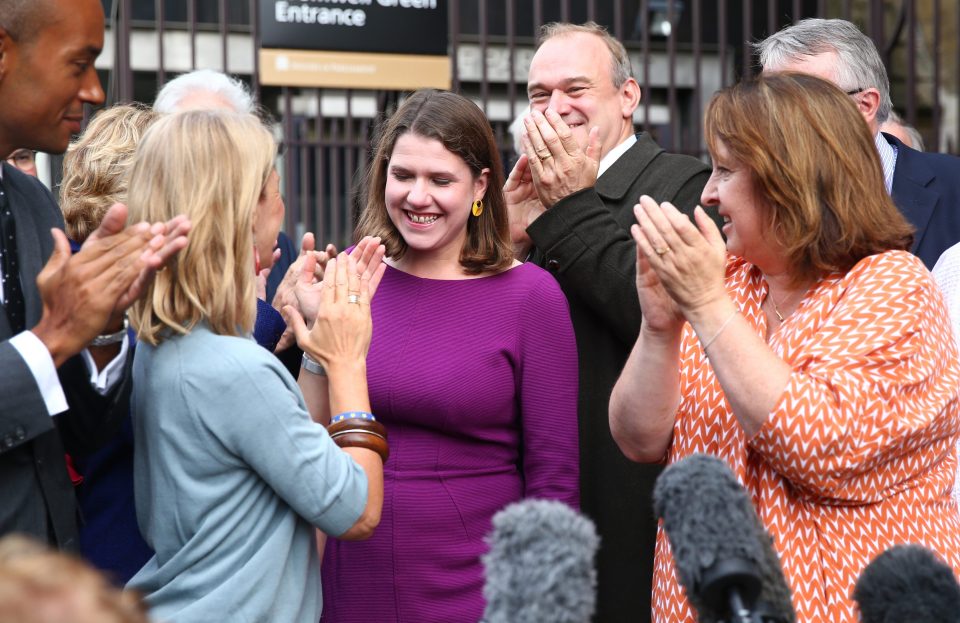  Jo Swinson is applauded by Remainer MPs after announcing a Lib Dem led plot to stop Brexit