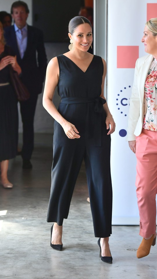  Meghan looked stunning in the £100 jumpsuit