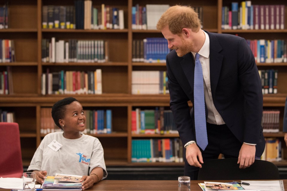 Prince Harry met Tlotlo Moilwa in 2017