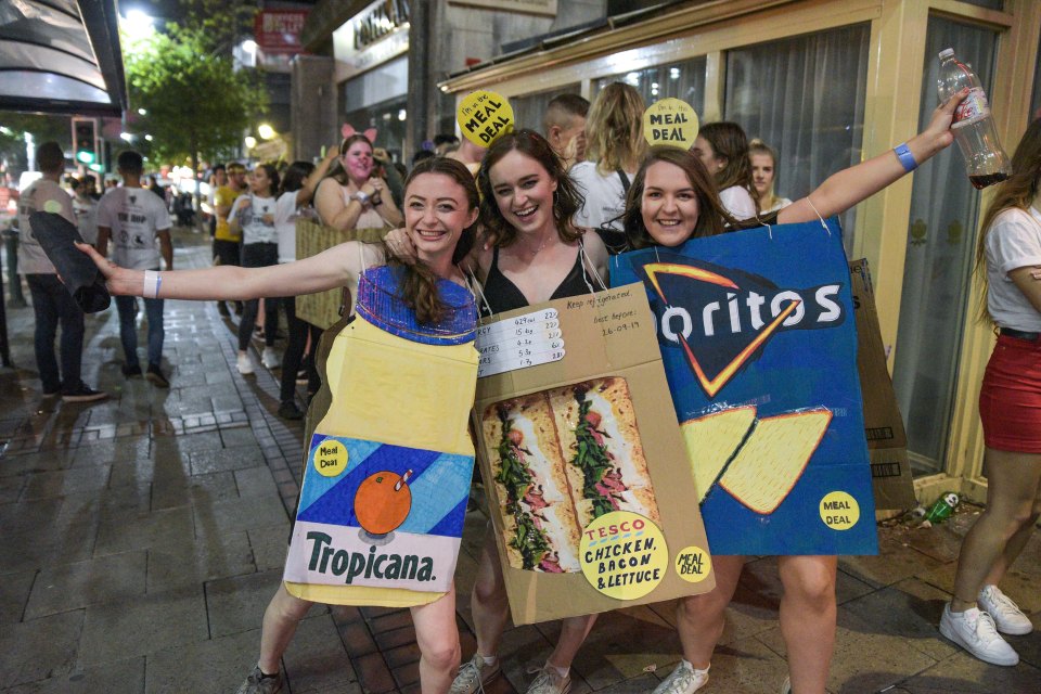  These snack-loving students dressed up as a Tesco Meal Deal