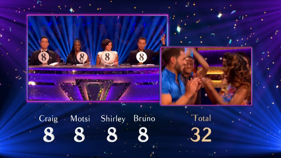  He didn't fail to impress with his debut Strictly performance either as he and Oti shot to the top of the leaderboard