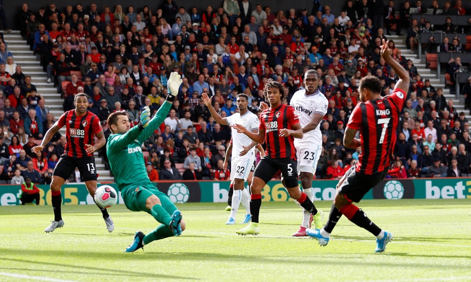 Joshua King's goal against West Ham was given following a review by VAR - but some felt it should not have stood