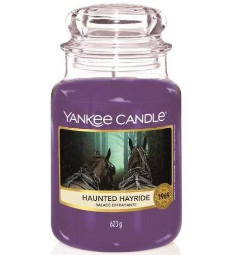 Even the label on this candle looks creepy