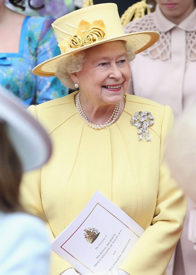  Angela was the mastermind behind the lemon yellow outfit the Queen wore to Prince William's wedding