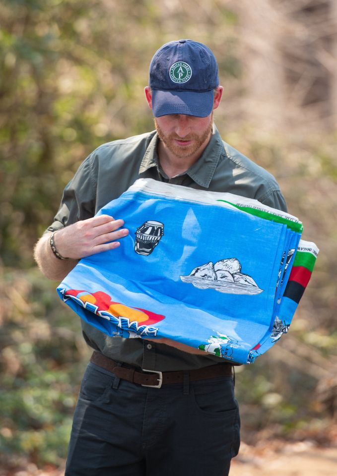  The duke of sussex received a gift after declaring the Liwonde National Park and Mangochi forest to the Queen's Commonwealth Canopy