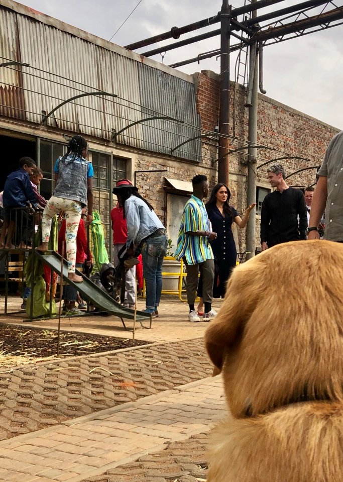  The Duchess spent around half an hour touring the Yards