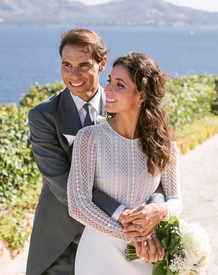  Rafael Nadal and Xisca Perello tied the knot in a castle in Majorca after dating for 14 years