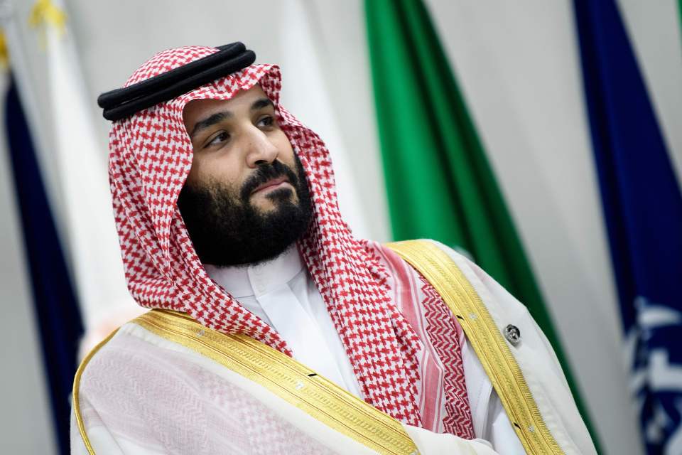  Saudi Arabia's Crown Prince Mohammed bin Salman attends a meeting during the G20 Summit in Osaka