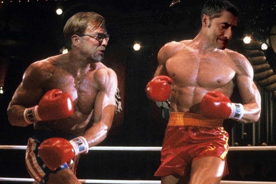  Jurgen Klopp compared Liverpool's victory over Barcelona to Rocky Balboa's victory over Ivan Drago