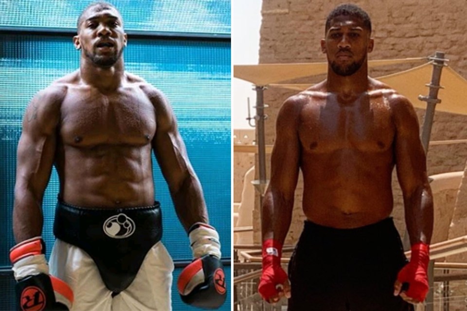  Anthony Joshua has lost a huge amount of bulk ahead of his Ruiz Jr rematch in December