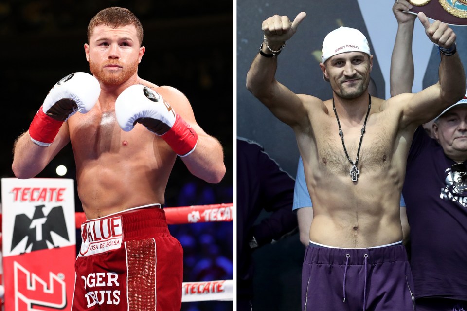  Saul ‘Canelo’ Alvarez will move up two weights to fight Sergey Kovalev on November 2