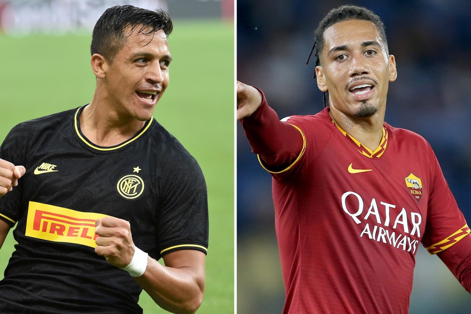  Alexis Sanchez and Chris Smalling are both out on loan in Serie A - and Smalling keeps in touch with his former team-mates and Sanchez doesn't