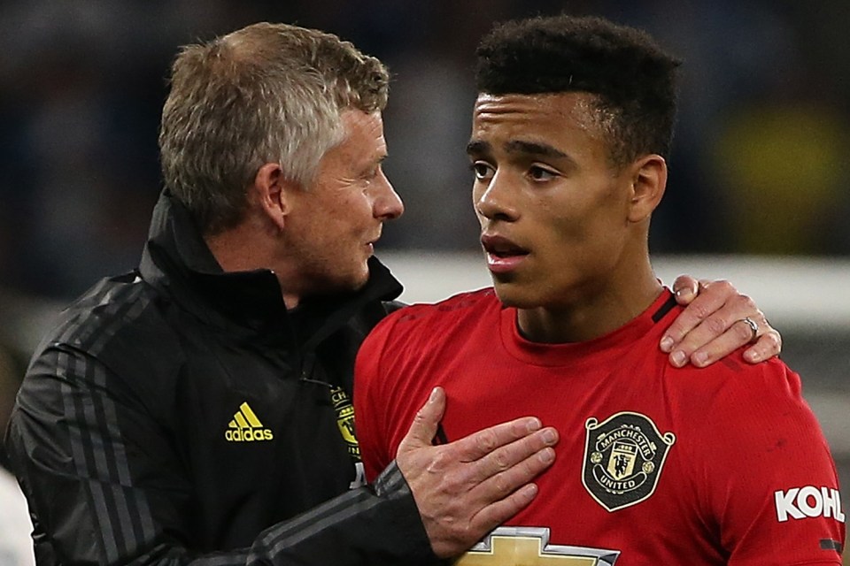  Man Utd boss Ole Gunnar Solskjaer is looking to get Mason Greenwood more involved in first-team action