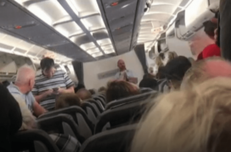 Passengers held a whip-round for stricken staff