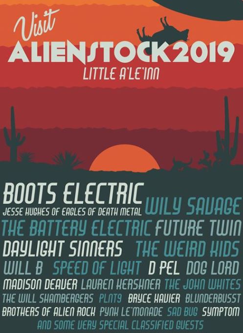  Little A'Le'Inn is hosting Alienstock this weekend in Rachel, Nevada