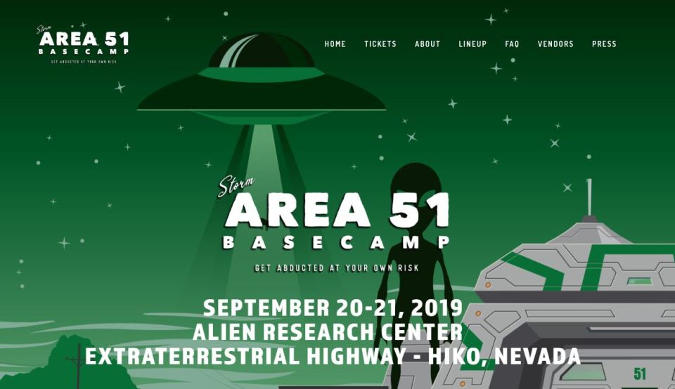  There could be up to 15,000 people descending upon the Storm Area 51 Basecamp in Hiko