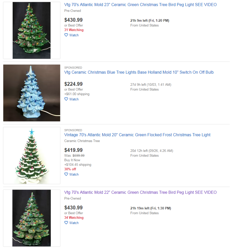  The prices of these adorable decorations jump as the festive season approaches