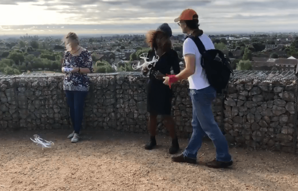  Heathrow  drone protest news: Activists from Heathrow Pause fail to get their toy drones off the ground in a press call yesterday morning