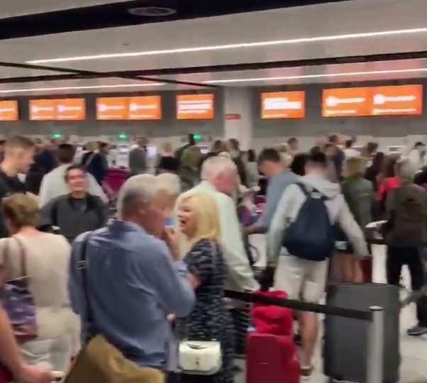 Some passengers have missed their flight due to the delay