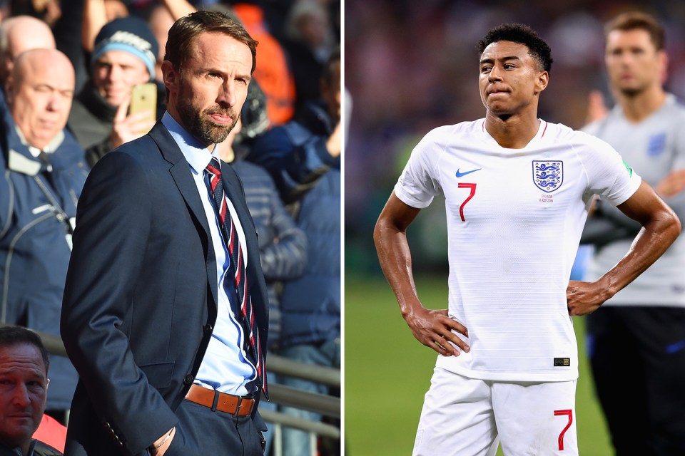  Gareth Southgate has admitted Jesse Lingard has struggled for form this season