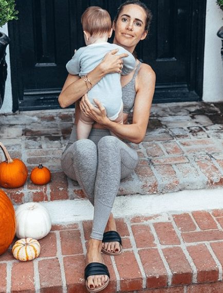 Louise Roe is a fan of Mori baby clothes