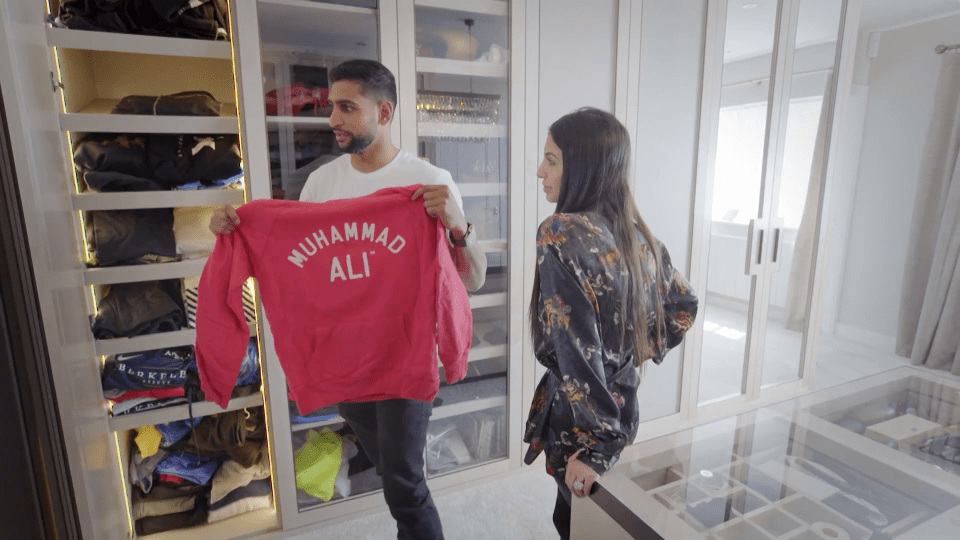 Amir Khan showed off the house he shares with his glamorous wife