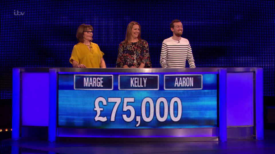  The Chase contestants took home £75,000