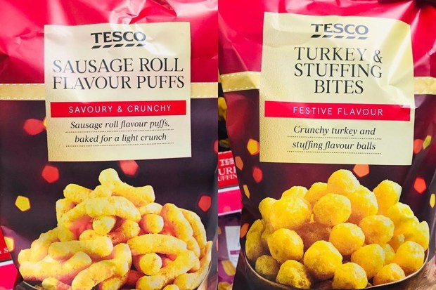 Tesco's two new bags of crisps