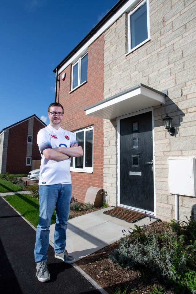 Luke Beasley now owns 50 per cent of his shared ownership home