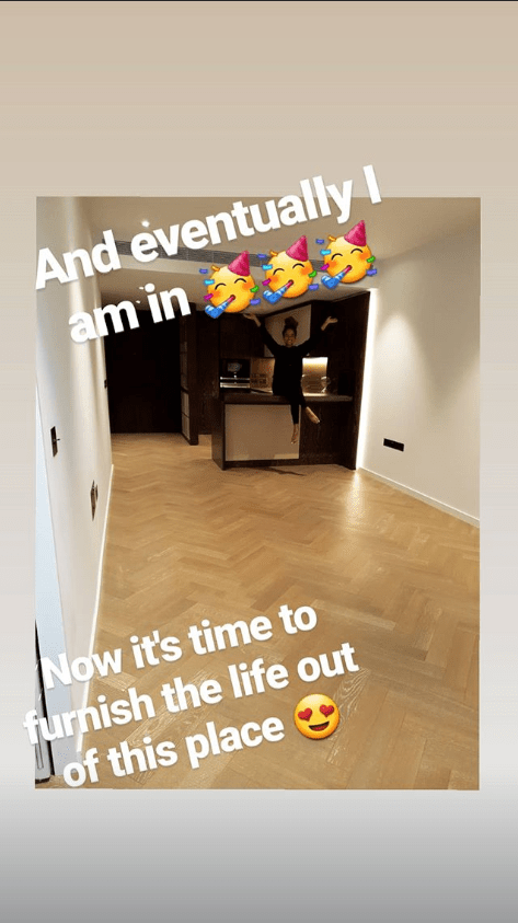  Love Island winner Amber has given fans a glimpse inside her empty flat